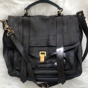 Proenza Schouler PS1 Large in Midnight